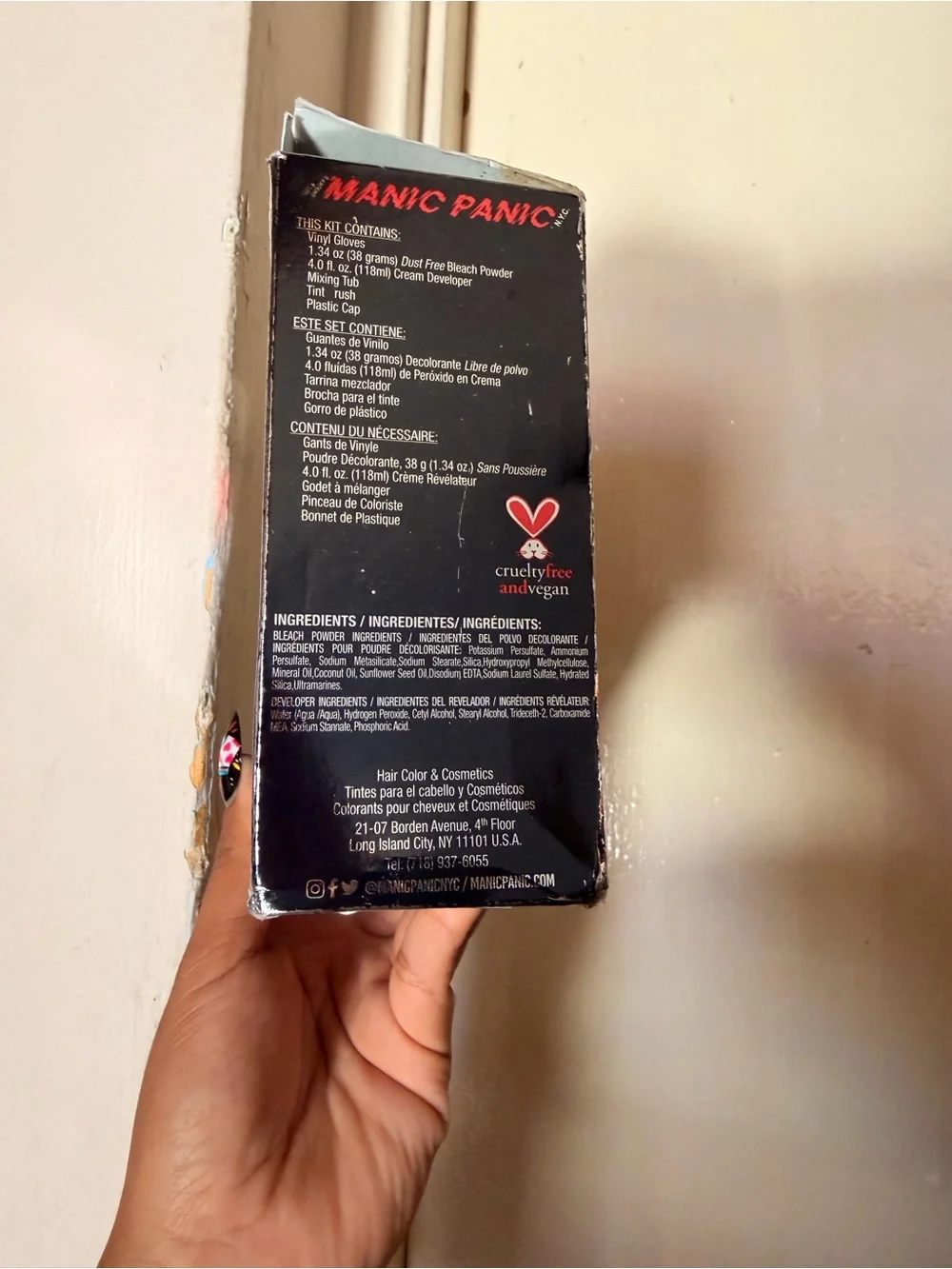 Manic Panic Blue Lightning Super Strength Hair Lightening Kit - 30 Volume